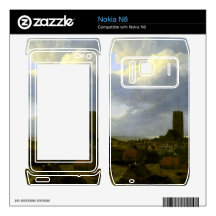 View of egmond by Jacob Ruisdael Skin For The Nokia N8