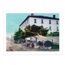 View of Eskimo Curio VendersSitka, AK Postcards