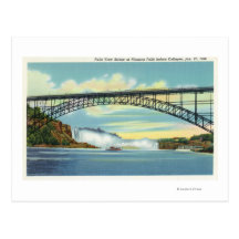 View of Falls View Bridge before Collapse Postcard