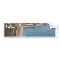 View Of French Coast bumper stickers