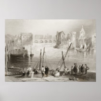 View of Galway from the Claddagh Poster