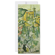 View Of Gardanne By Paul Cézanne (Best Quality) Rack Card Design
