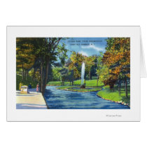 View of Geyser Park Greeting Card