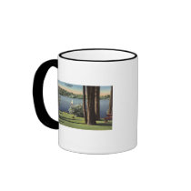 View of Grassy Shore & Lake Mug