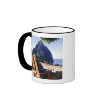 View of Gros Piton from Stonefield Estate Villa Mug