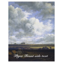 View Of Haarlem By Ruisdael Jacob Isaacksz. Van (B Custom Flyer