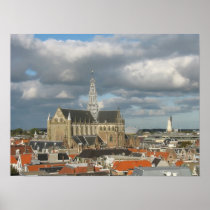 View of Haarlem Poster Print