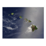 View of Hawaii from Space Post Cards