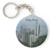View of Hong Kong From The Peak Keychain