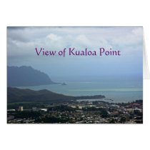 View of Kualoa Point card