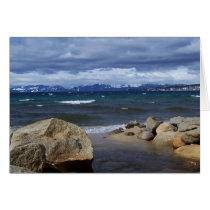 View of Lake Tahoe in Winter cards