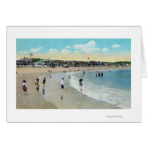 View of Long Beach and Cape Ann Greeting Cards