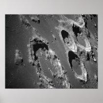 View of Lunar Surface taken from Apollo 8 Posters