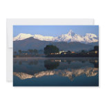 View of Macchapuchhre over Pokhara Lake, Pokhara, Custom Announcement