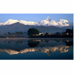 View of Macchapuchhre over Pokhara Lake, Pokhara, Photo Sculptures