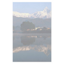 View of Macchapuchhre over Pokhara Lake, Pokhara, Stationery Paper