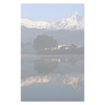 View of Macchapuchhre over Pokhara Lake, Pokhara, Stationery Paper