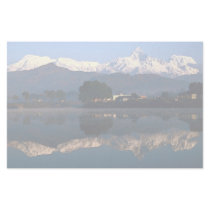 View of Macchapuchhre over Pokhara Lake, Pokhara, Stationery Paper