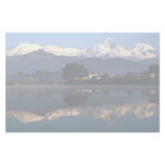 View of Macchapuchhre over Pokhara Lake, Pokhara, Stationery Paper