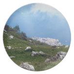 View of Malcesine, Lake Garda Dinner Plate