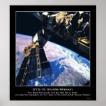 View of Mir Space Station over Sinai Peninsula posters