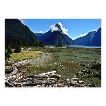 View Of Mitre Peak, Milford Sound Custom Announcement