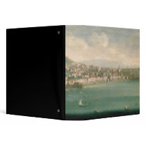 View of Naples from the west, 1730 3 Ring Binders