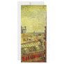 View of Paris in the Rue Lepic - van Gogh Rack Card Design