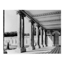 View of peristyle and left wing of the Trianon Postcard
