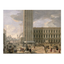 View of Piazza San Marco, Venice, c.1726 Post Card