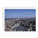 View of Piazza San Pietro from St. Peter's Basilic Personalized Invites