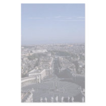 View of Piazza San Pietro from St. Peter's Basilic Stationery Paper