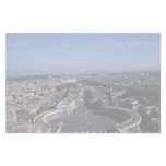 View of Piazza San Pietro from St. Peter's Basilic Personalized Stationery