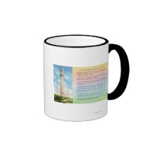 View of Pilgrim Memorial and Brief Information Coffee Mugs