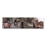 View of Roofs and Backs of Houses by van Gogh Bumper Sticker