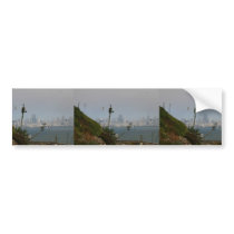 View Of San Francisco From Alcatraz Bumper Stickers