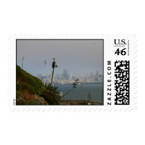 View Of San Francisco From Alcatraz Postage Stamp