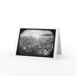 View of San Francisco Harbor Daguerreotype 1855 Greeting Card