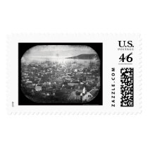 View of San Francisco Harbor Daguerreotype 1855 Postage Stamp