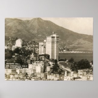 View of San Francisco Vintage print
