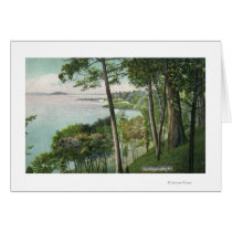 View of Saratoga Lake # 2 Greeting Cards