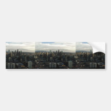 View Of Seattle City From Top Of Space Needle Bumper Stickers