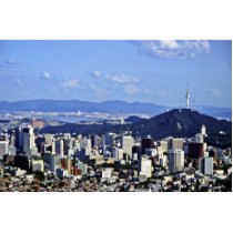 View Of Seoul From Ansan Photo Sculptures
