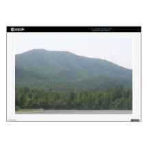 View of Smoky Mountains Tennessee Laptop Decal