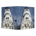 View of space shuttle Endeavour's crew cabin binders