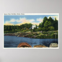 View of Spruce Point Poster