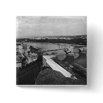 View of St. Benezet Bridge Pinback Buttons