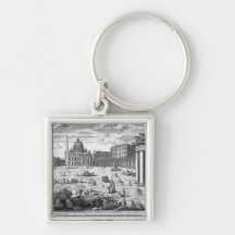 View of St. Peter's, Rome Keychains