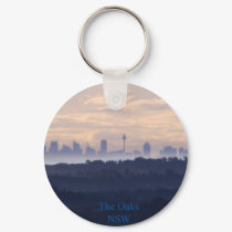 View of Sydney from The oaks NSW keychains