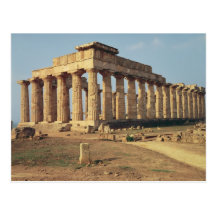 View of Temple E, c.490-480 BC Post Card